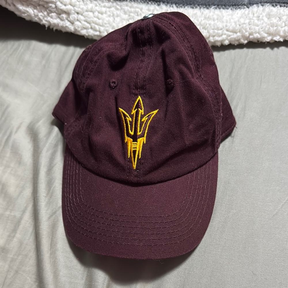 Maroon Cap with Yellow Logo